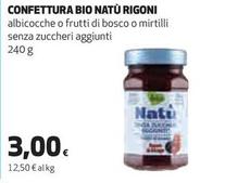 Offerta per Rigoni - Confettura Bio Natu a 3€ in Ipercoop