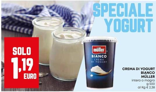 Offerta per Muller - Crema Di Yogurt Bianco a 1,19€ in Borello