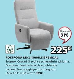 Offerta per Poltrona Reclinabile Bremdal a 225€ in JYSK