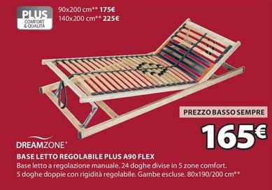Offerta per Dreamzone - Base Letto Regolabile Plus A90 Flex a 165€ in JYSK