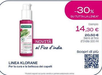 Offerta per Klorane - Linea a 14,3€ in Lloyds Farmacia/BENU