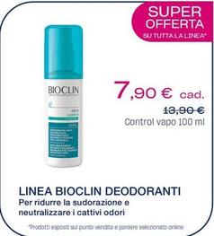 Offerta per Bioclin - Linea Deodoranti a 7,9€ in Lloyds Farmacia/BENU