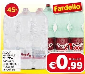Offerta per Guizza - Acqua Minerale a 0,99€ in Crai