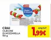 Offerta per Crai - Ciliegine Di Mozzarella a 1,99€ in Crai