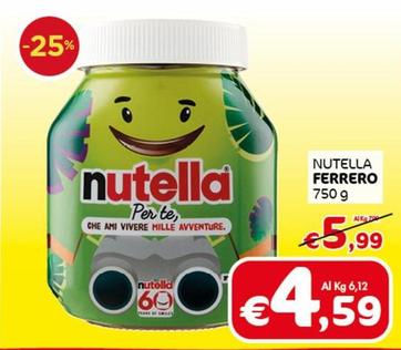 Offerta per Ferrero - Nutella a 4,59€ in Crai