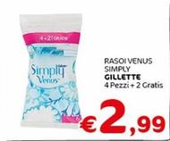 Offerta per Gillette - Rasoi Venus Simply a 2,99€ in Crai