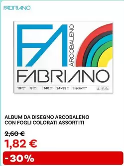 Offerta per Fabriano - Album Da Disegno Arcobaleno a 1,82€ in Max Factory