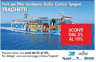 Offerta per Elba - GNV - Linea in Esselunga