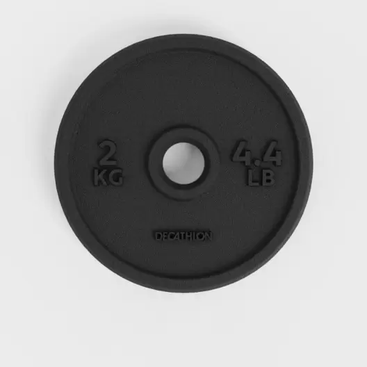 Offerta per Disco bodybuilding in ghisa 2Kg 28mm a 4,99€ in Decathlon