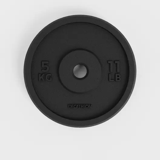 Offerta per Second Hand - Disco bodybuilding in ghisa 5Kg 28mm - MOLTO BUONO a 9,6€ in Decathlon