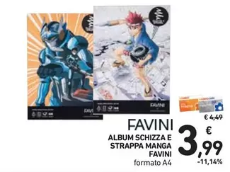 Offerta per Favini - Album Schizza E Strappa Manga  a 3,99€ in Spazio Conad