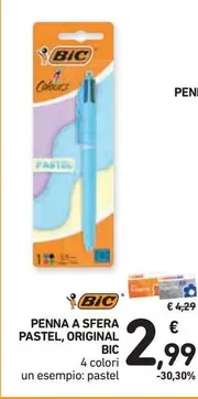 Offerta per Bic - Penna A Sfera Pastel, Original a 2,99€ in Spazio Conad