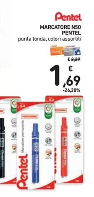 Offerta per Pentel - Marcatore N50  a 1,69€ in Spazio Conad