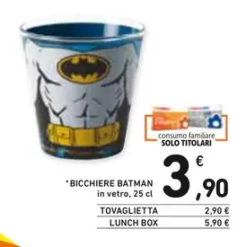 Offerta per Bicchiere Batman  a 3,9€ in Spazio Conad