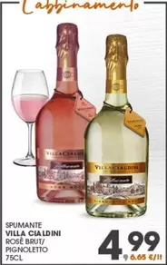 Offerta per Villa Cialdini - Villa Cia Ldini - Spumante Rose Brut/Pignonletto a 4,99€ in Eurospar