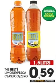 Offerta per Max - The Belte Limone/Pesca Classico/Zero a 0,59€ in Eurospar