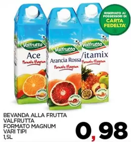 Offerta per Valfrutta - Bevanda Alla Frutta Formato Magnum a 0,98€ in Interspar