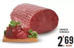 Offerta per Carpaccio Di Bresaola a 2,69€ in Despar