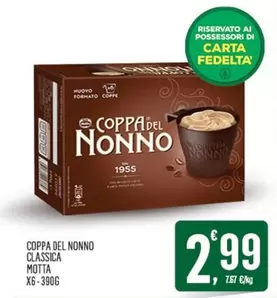 Offerta per Motta - Coppa Del Nonno Classica a 2,99€ in Despar