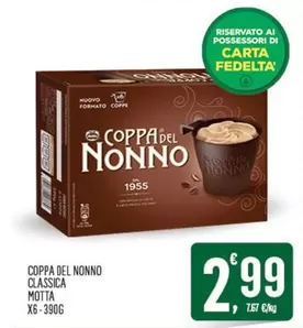 Offerta per Motta - Coppa Del Nonno Classica a 2,99€ in Despar