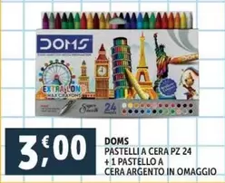 Offerta per Doms - Pastelli A Cera +1 Pastello A Cera Argento In Omaggio a 3€ in Decò