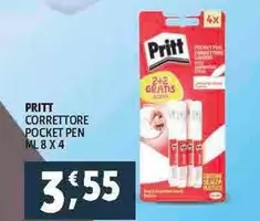 Offerta per Pritt - Correttore Pocket Pen a 3,55€ in Decò