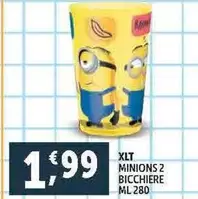 Offerta per Xlt - Minions 2 Bicchiere a 1,99€ in Decò