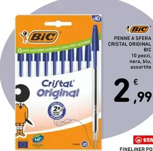 Offerta per Bic - Penne A Sfera Cristal Original a 2,99€ in Conad