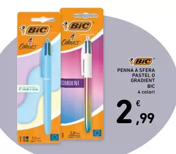 Offerta per Bic - Penna A Sfera Pastel O Gradient a 2,99€ in Conad