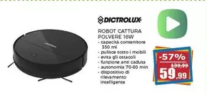 Offerta per Dictrolux - Robot Cattura Polvere 16W a 59,99€ in Happy Casa Store