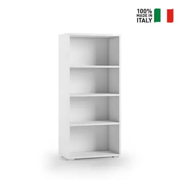 Offerta per Mobile Multiuso Con 4 Ante Maniglia A Gola Portascope Interno bianco a 278,95€ in Iperbriko