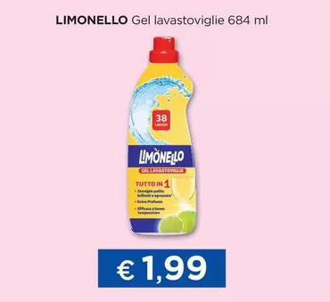 Offerta per Limonello -  Gel Lavastoviglie a 1,99€ in La Saponeria