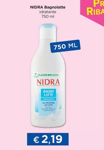 Offerta per Nidra - Bagnolatto Idratante a 2,19€ in La Saponeria