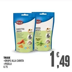 Offerta per Trixie - Drops Alla Carota Piselli a 1,49€ in Ayoka