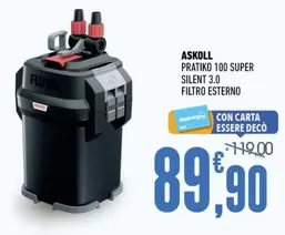 Offerta per Decò - Askoll - Pratiko 100 Super Silent 3.0 Filtro Esterno a 89,9€ in Ayoka