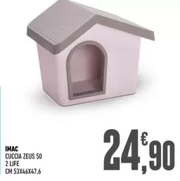 Offerta per Imac - Cuccia Zeus 50 2 Life a 24,9€ in Ayoka