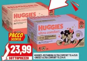 Offerta per Huggies - Mutandina Ultra Comfort/Unisex Ultra Comfort a 23,99€ in Risparmio Casa