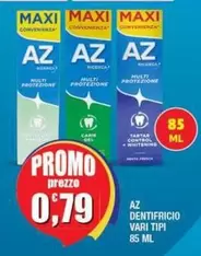 Offerta per Az - Dentifricio a 0,79€ in Maury's