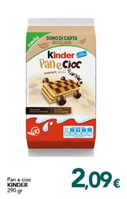 Offerta per Kinder - Pan E Cioc a 2,09€ in Altasfera