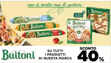 Offerta per Buitoni - Su Tutti I Prodotti Di Questa Marca in Coop