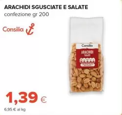 Offerta per Consilia - Arachidi Sgusciate E Salate a 1,39€ in Tigre