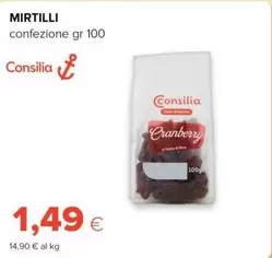 Offerta per Consilia - Mirtilli a 1,49€ in Tigre