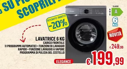 Offerta per Kooper - Lavatrice 6 Kg a 199,99€ in Satur