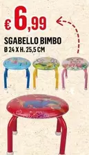 Offerta per Sgabello Bimbo a 6,99€ in Satur