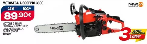 Offerta per Newton - Motosega A Scoppio 38cc  a 89,9€ in Self