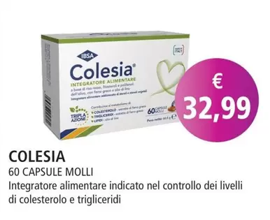 Offerta per Ibsa - Colesia a 32,99€ in Consorzio Infarmacia