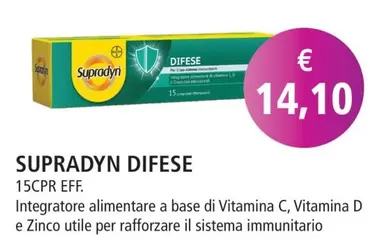 Offerta per Bayer - Supradyn Difese  a 14,1€ in Consorzio Infarmacia