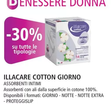 Offerta per Illacare Cotton Giorno  in Consorzio Infarmacia