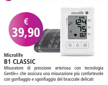 Offerta per Microlife -  B1 Classic a 39,9€ in Consorzio Infarmacia