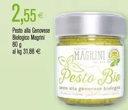 Offerta per Magrini - Pesto Alla Genovese Biologico a 2,55€ in Coop